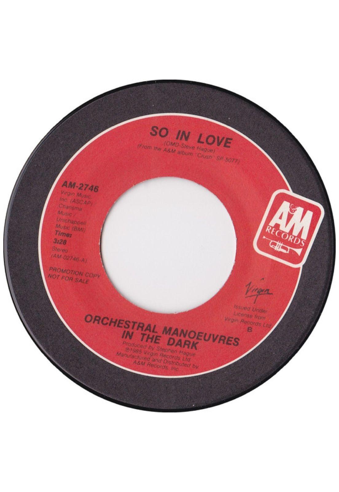ORCHESTRAL MANOEUVRES IN THE DARK - SO IN LOVE | 7" SINGLE USADO-3