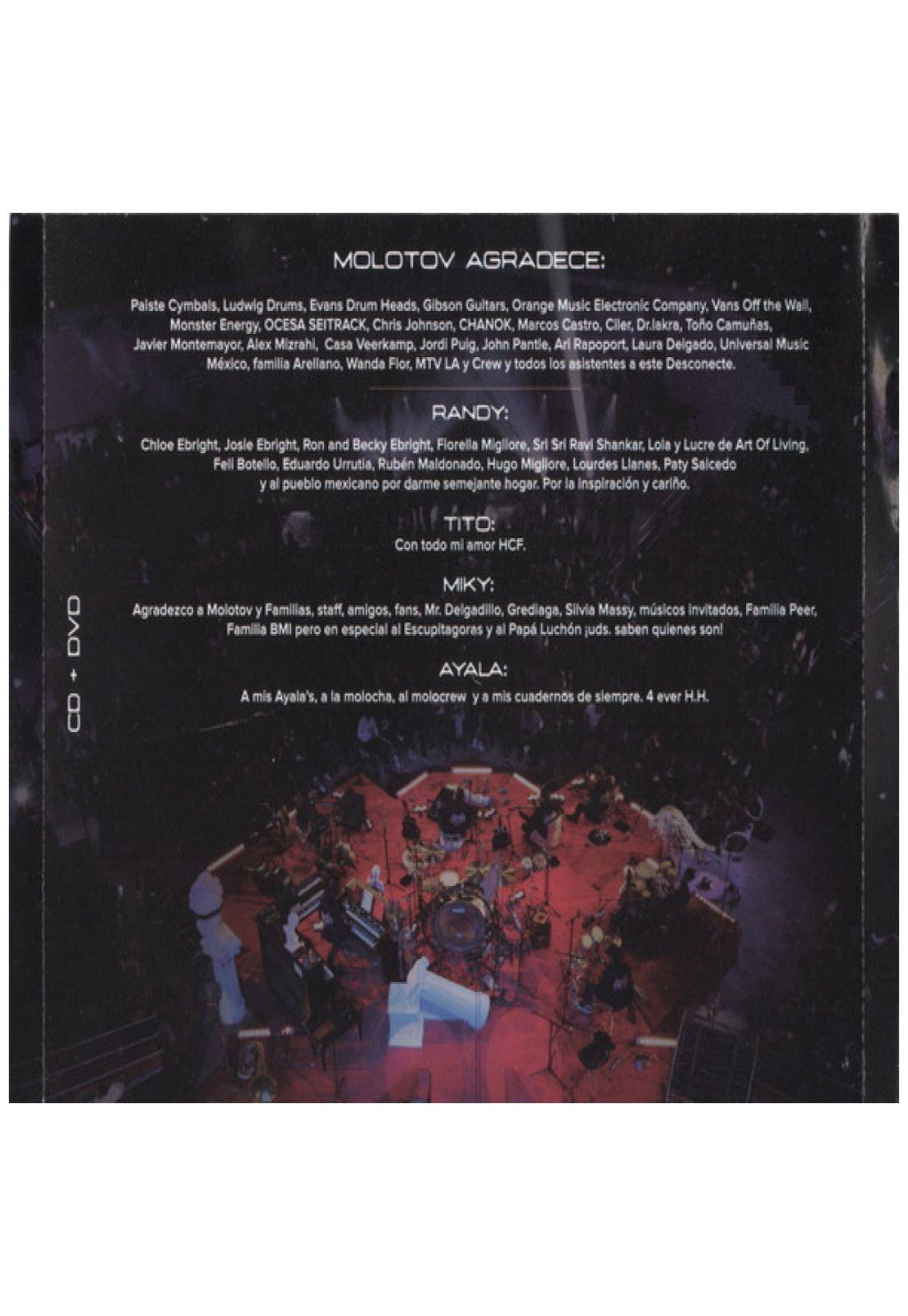 MOLOTOV - EL DESCONECTE: MTV UNPLUGGED (CD+DVD) | CD-5