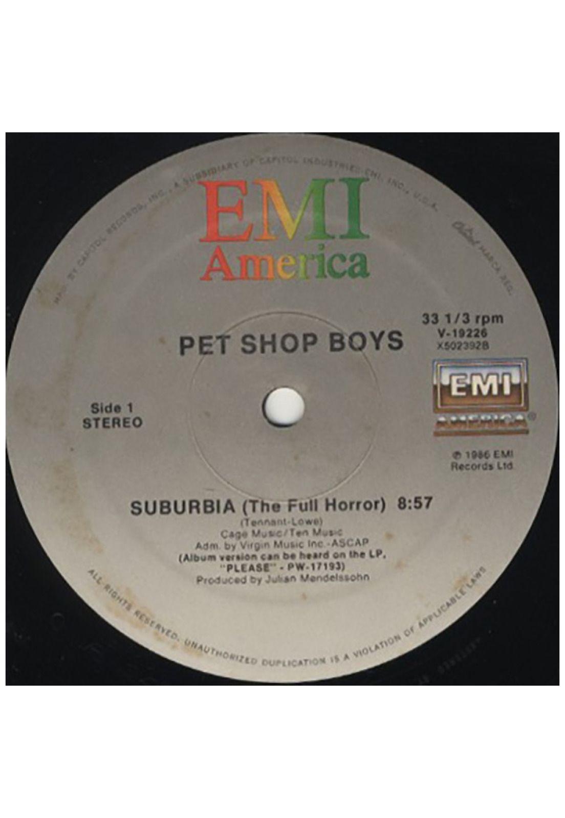 PET SHOP BOYS - SUBURBIA | 12" MAXI SINGLE VINILO USADO-0