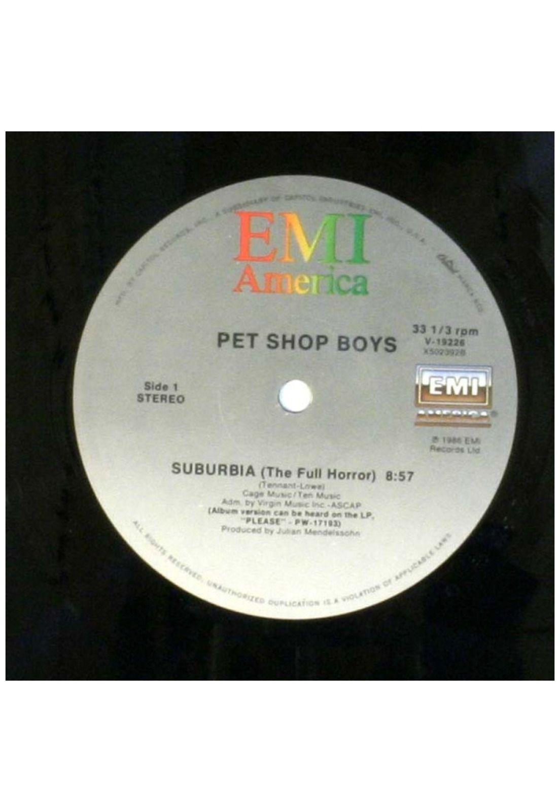 PET SHOP BOYS - SUBURBIA | 12" MAXI SINGLE VINILO USADO-1