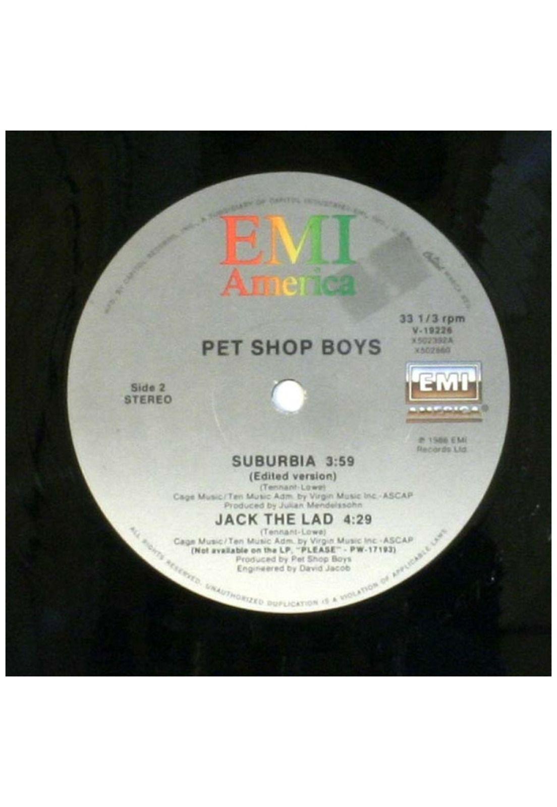 PET SHOP BOYS - SUBURBIA | 12" MAXI SINGLE VINILO USADO-2