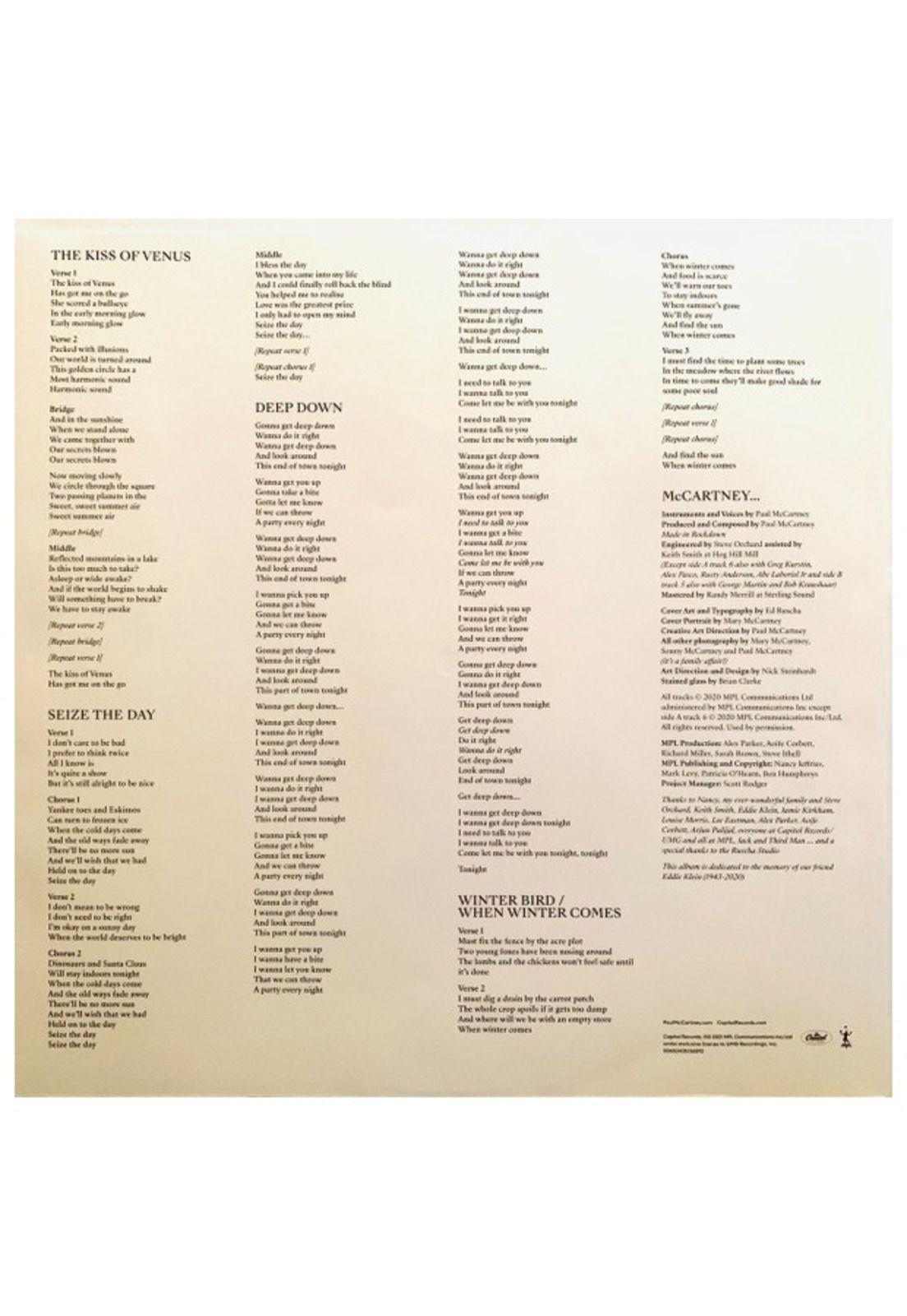 PAUL McCARTNEY - McCARTNEY III | VINILO-7