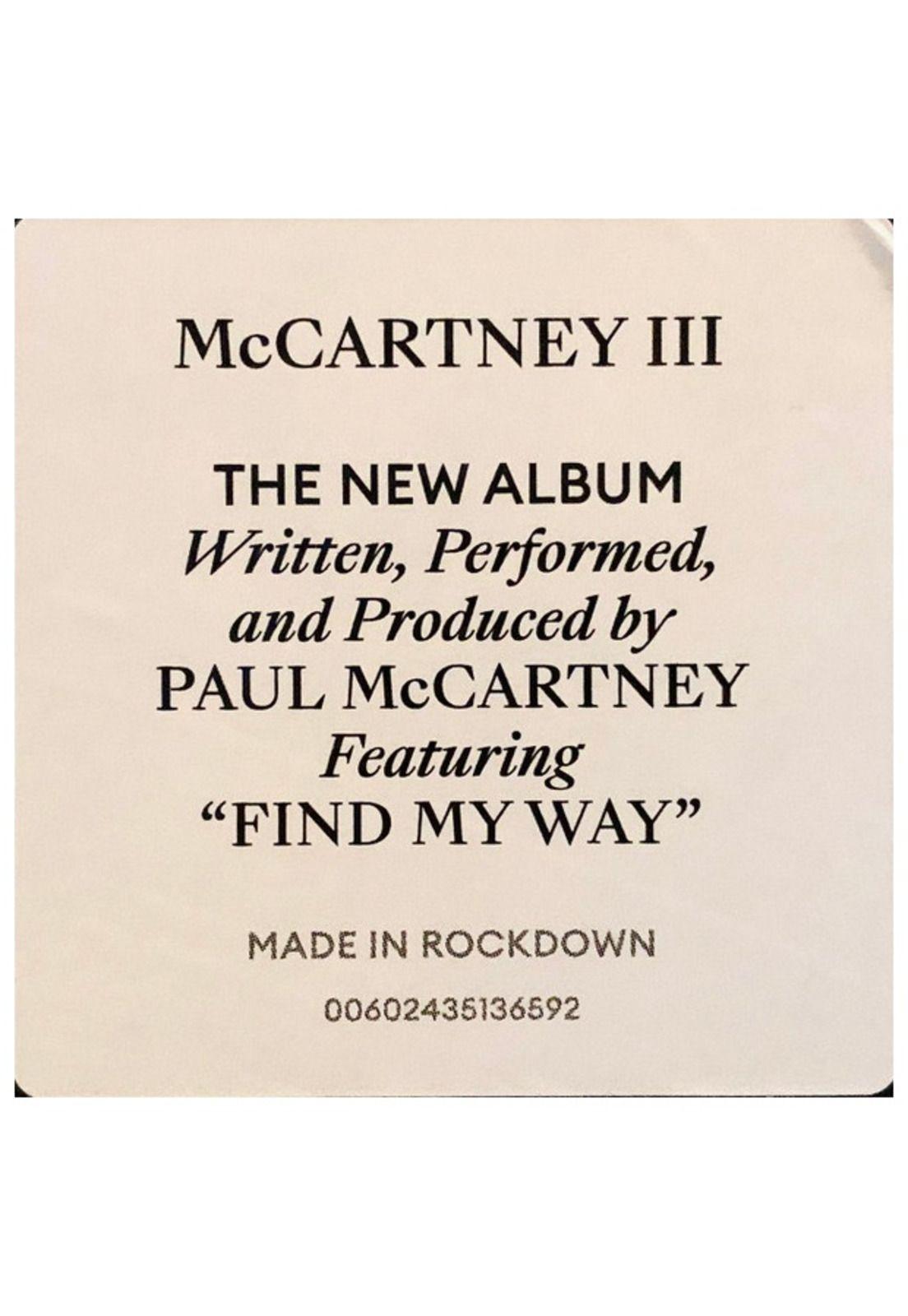 PAUL McCARTNEY - McCARTNEY III | VINILO-8
