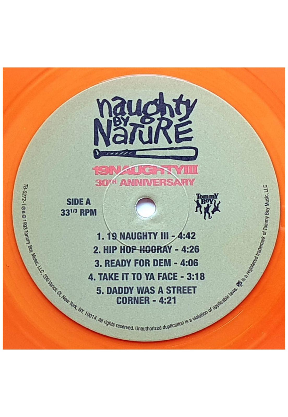 NAUGHTY BY NATURE - 19 NAUGHTY III - 30TH ANNIVERSARY (2LP) (ORANGE VINYL) | VINILO-3