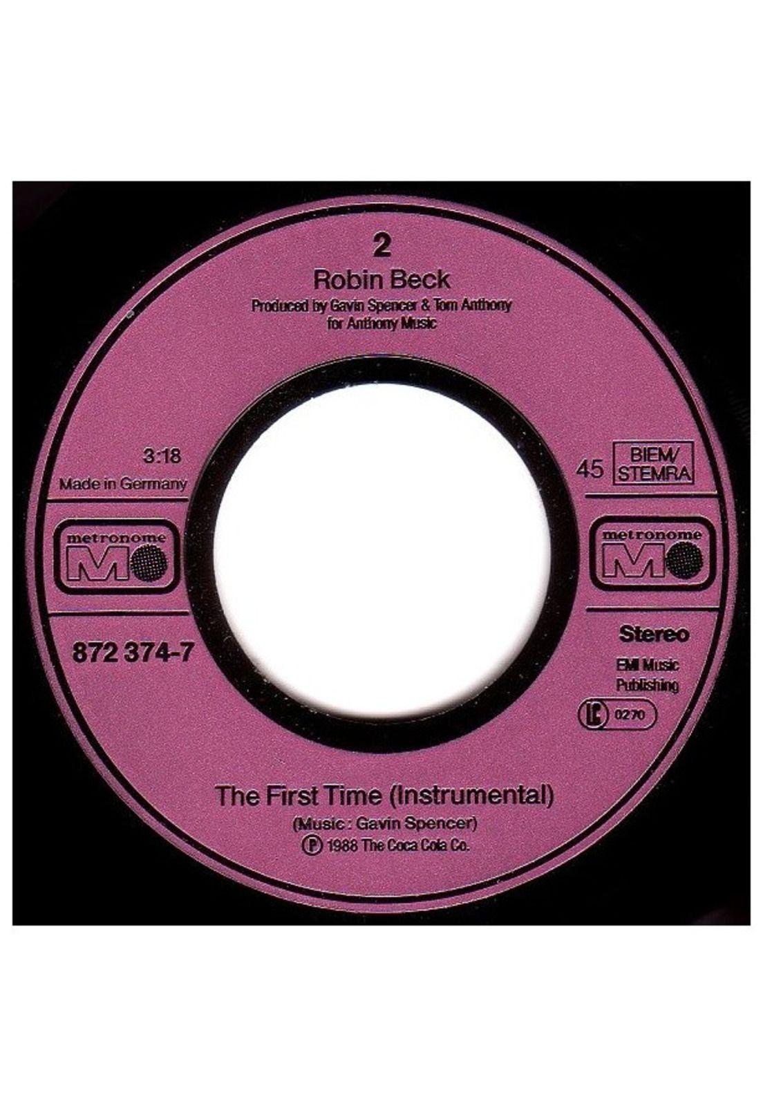 ROBIN BECK - FIRST TIME | 7" SINGLE USADO-3