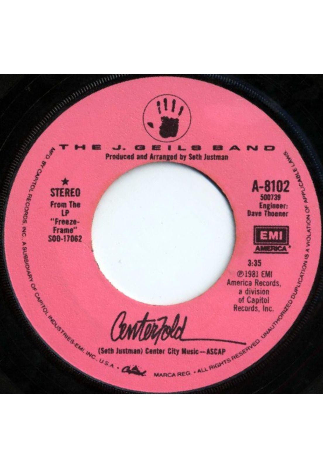 J. GEILS BAND - CENTERFOLD | 7" SINGLE VINILO USADO-2