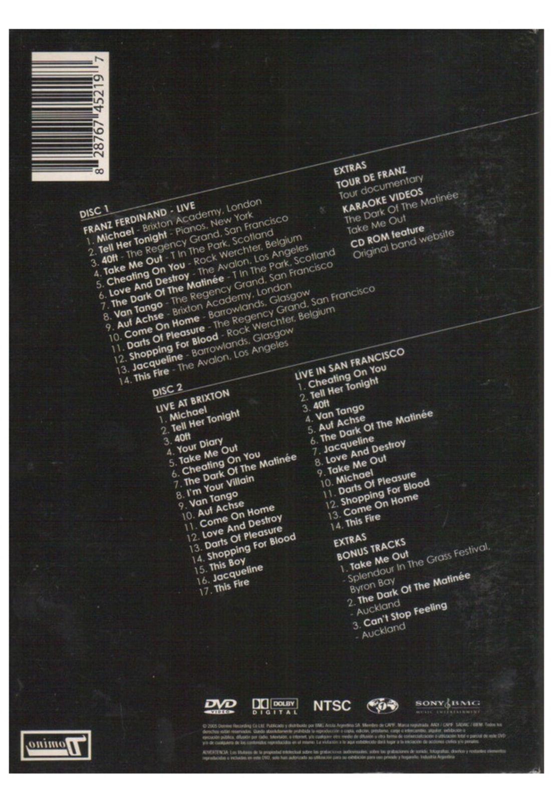 FRANZ FERDINAND - FRANZ FERDINAND | DVD-1