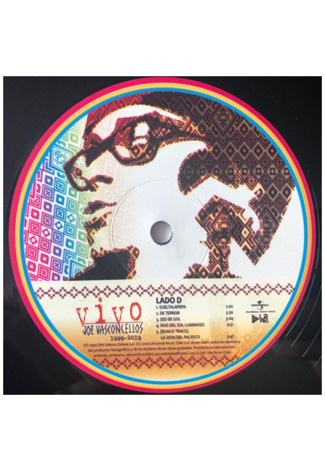 JOE VASCONCELLOS  - VIVO 1999-2019 (2LP) | VINILO-7