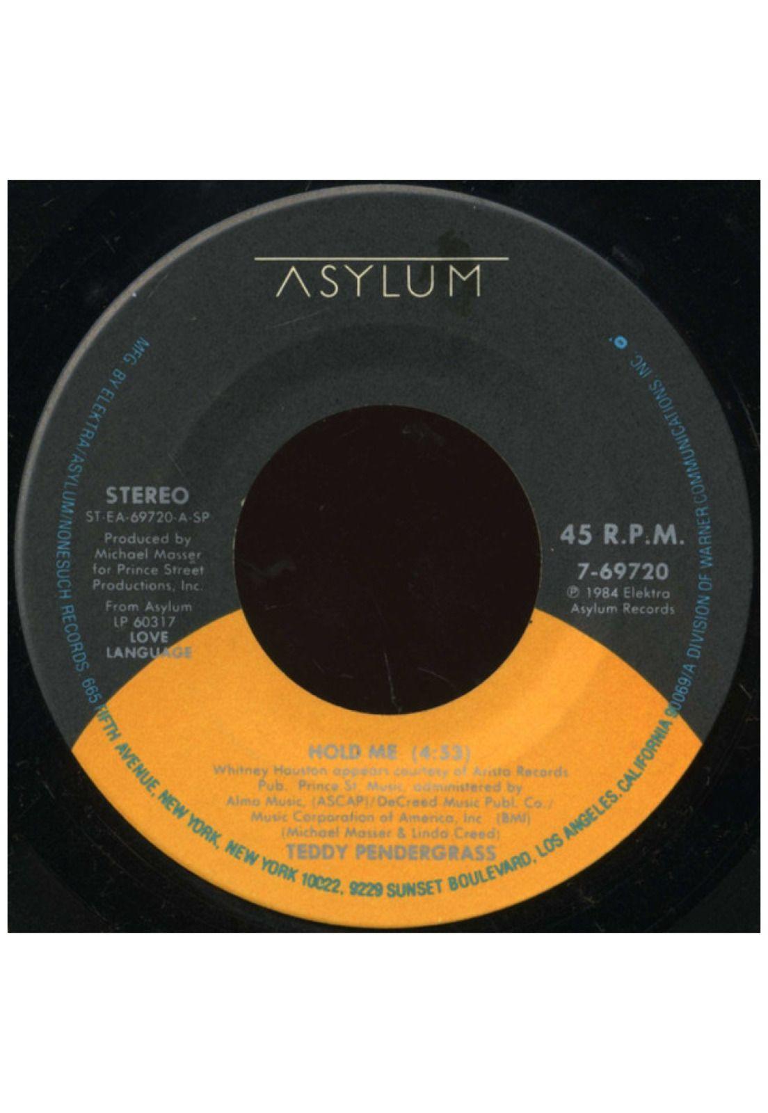 TEDDY PENDERGRASS - HOLD ME | 7" SINGLE USADO-2