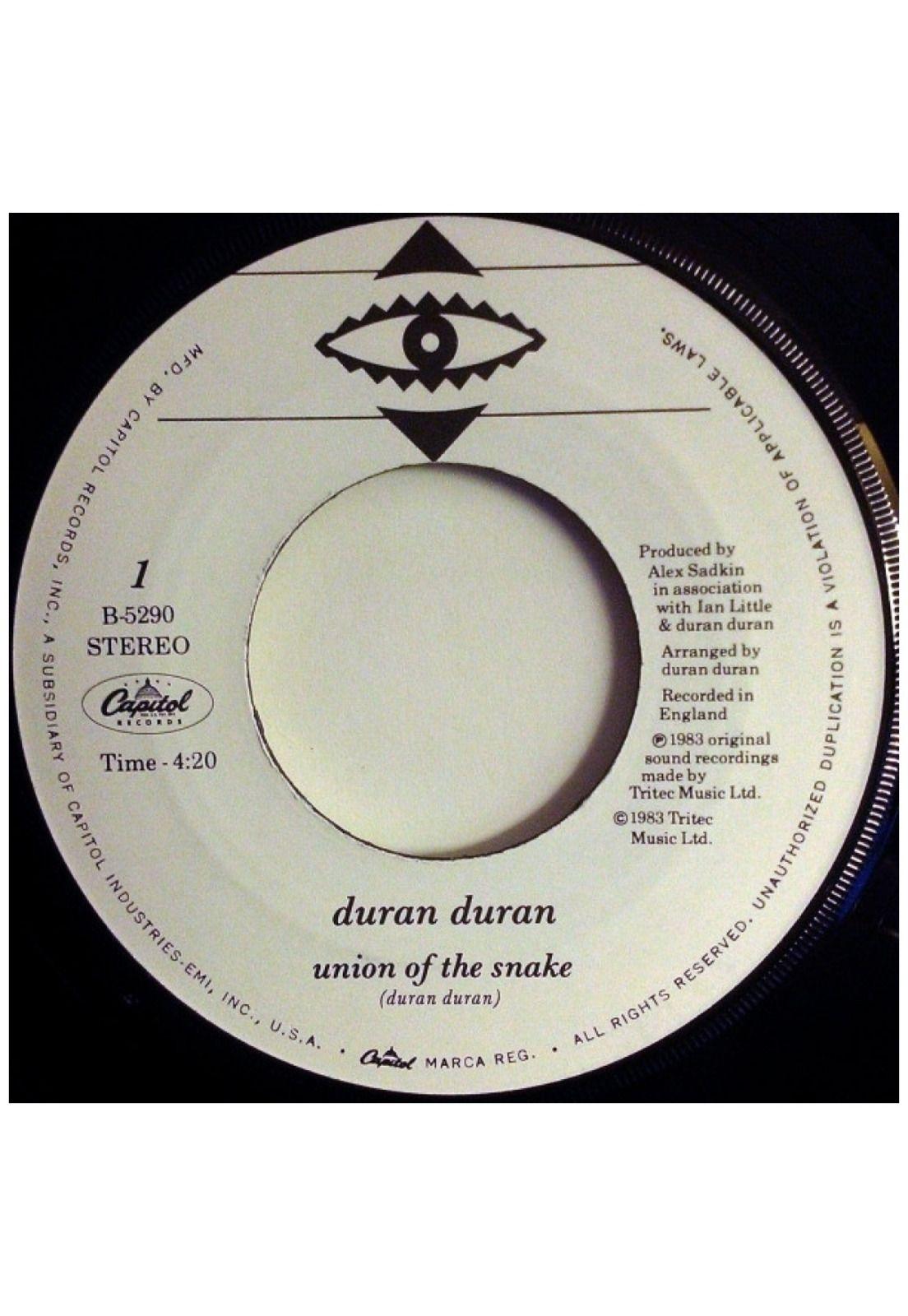 DURAN DURAN - UNION OF THE SNAKE | 7" SINGLE USADO-2