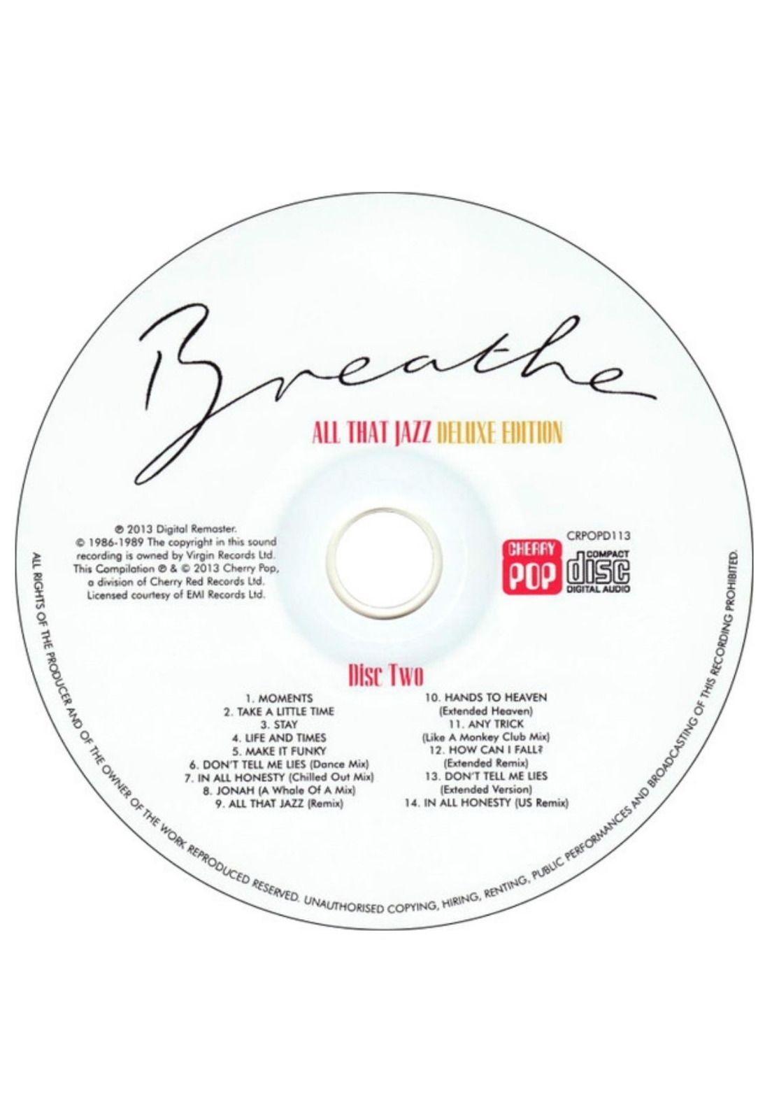 BREATHE - ALL THAT JAZZ (2CD) (DELUXE EDITION) | CD-2