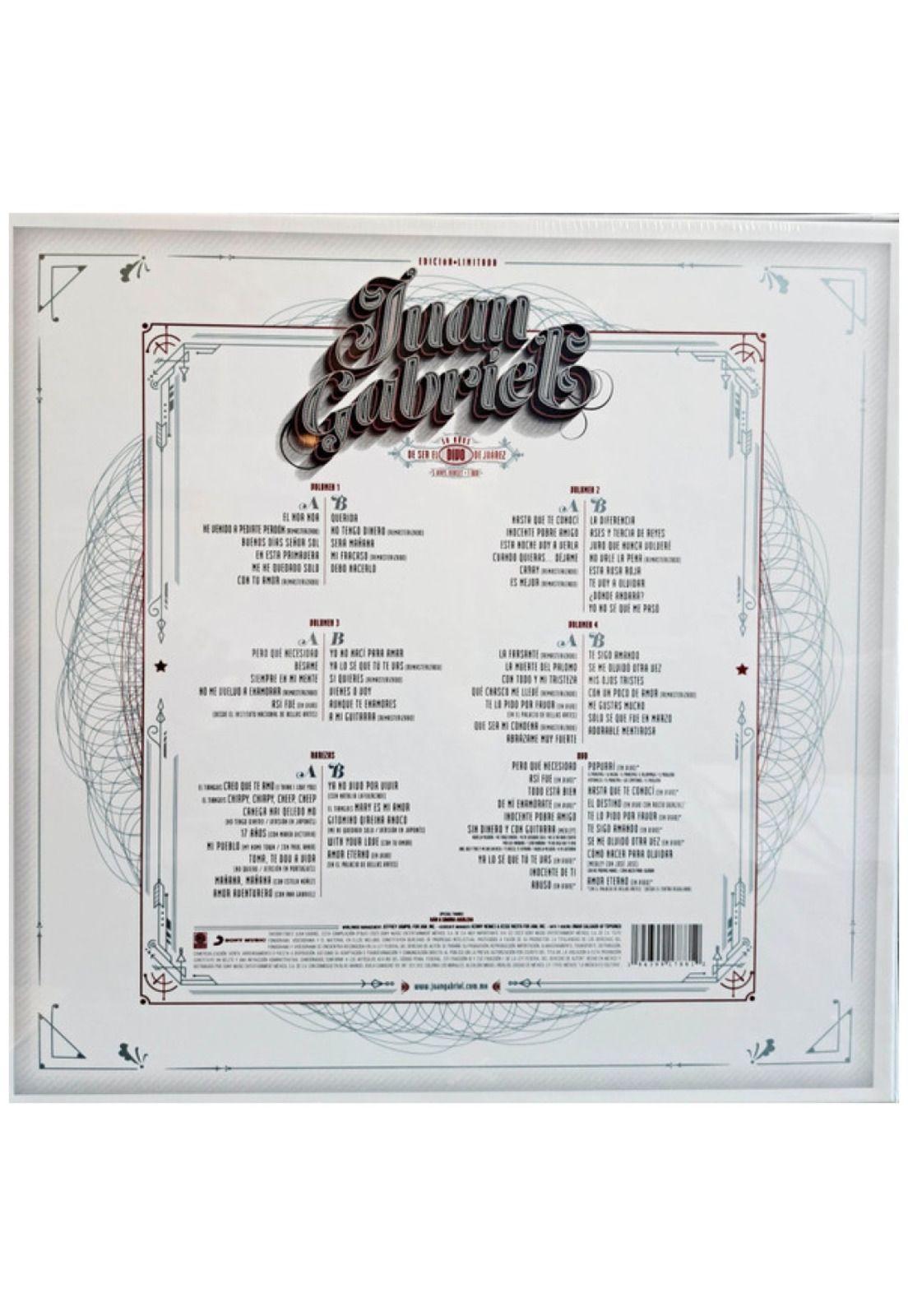 JUAN GABRIEL - 50 AÑOS DE SER EL DIVO DE JUAREZ (5LP+DVD) (LTD. EDITION) | VINILO-2