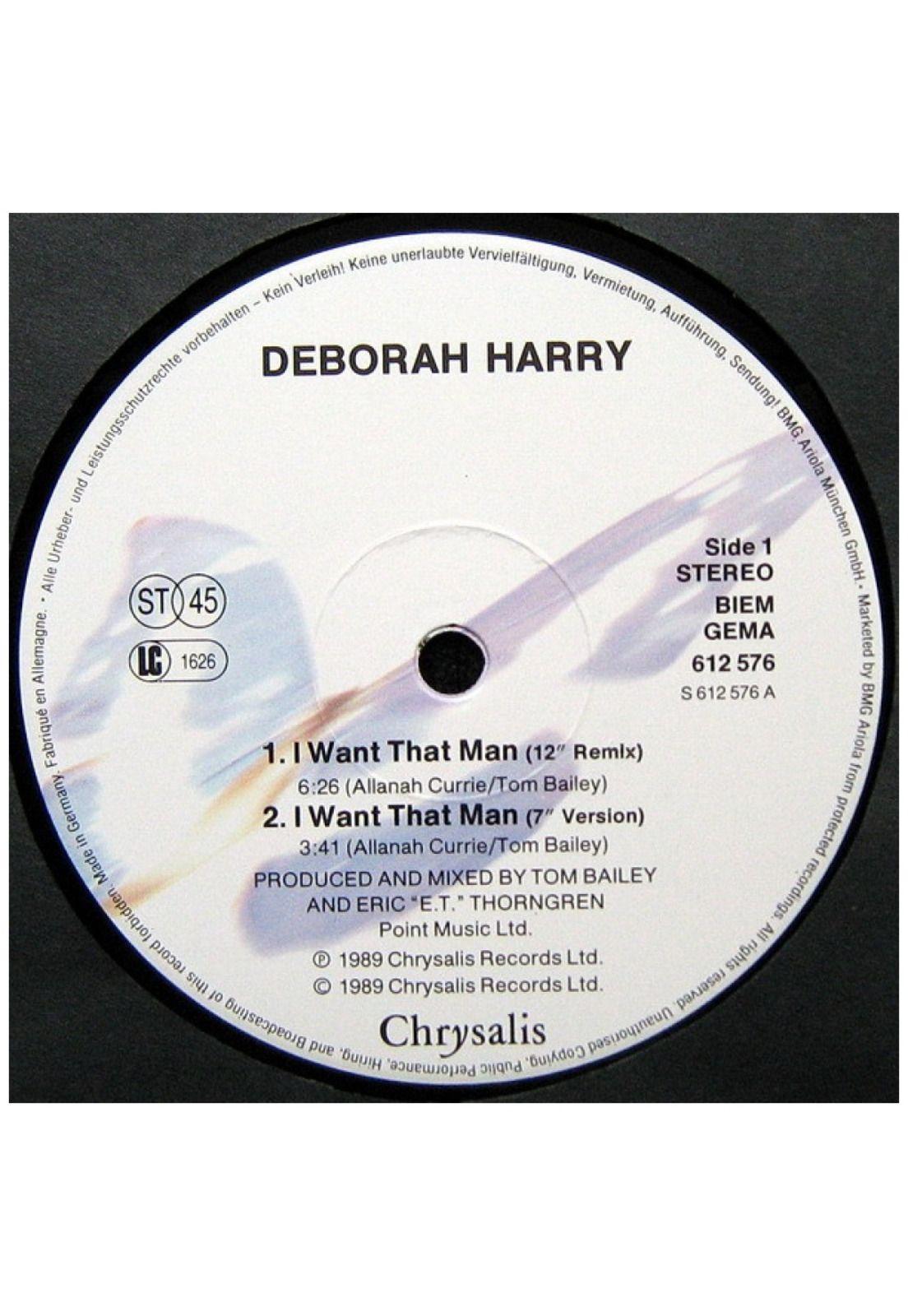DEBBIE HARRY - I WANT THAT MAN | 12" MAXI SINGLE VINILO USADO-2