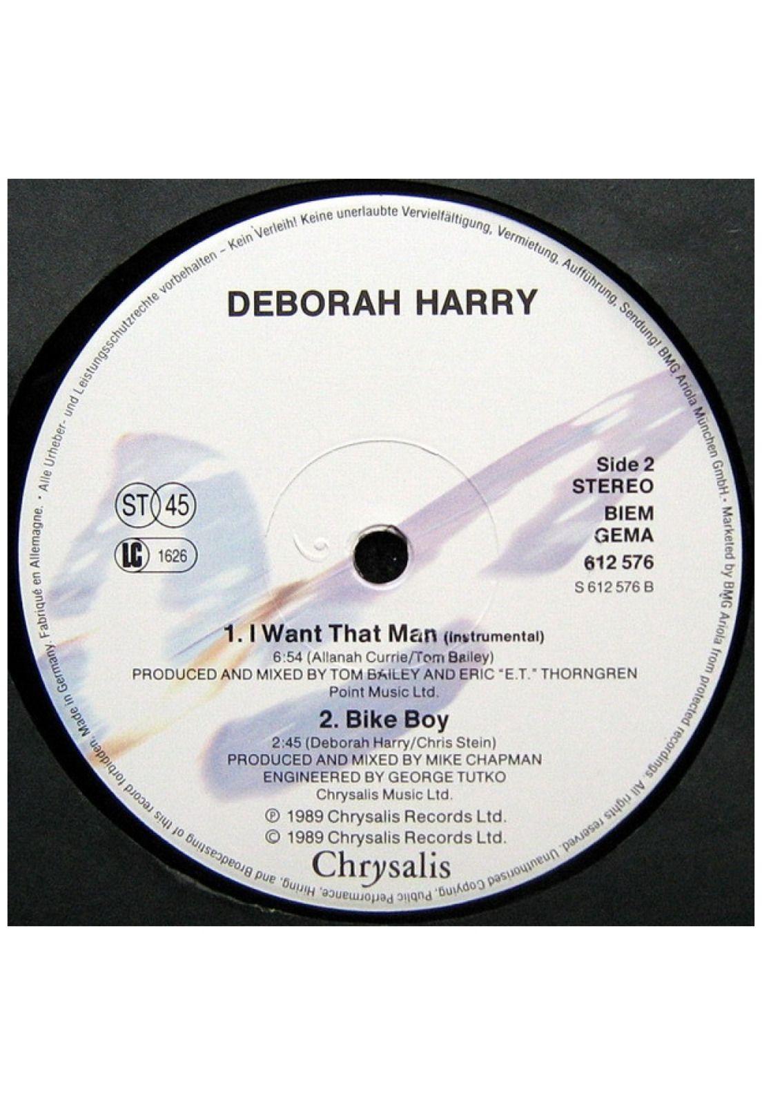 DEBBIE HARRY - I WANT THAT MAN | 12" MAXI SINGLE VINILO USADO-3