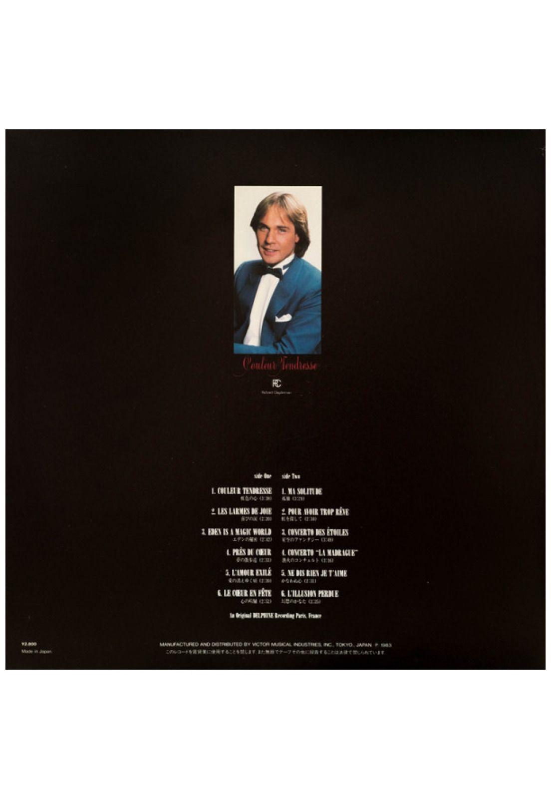 RICHARD CLAYDERMAN - COULEUR TENDRESSE (MADE IN JAPAN) | VINILO USADO-2
