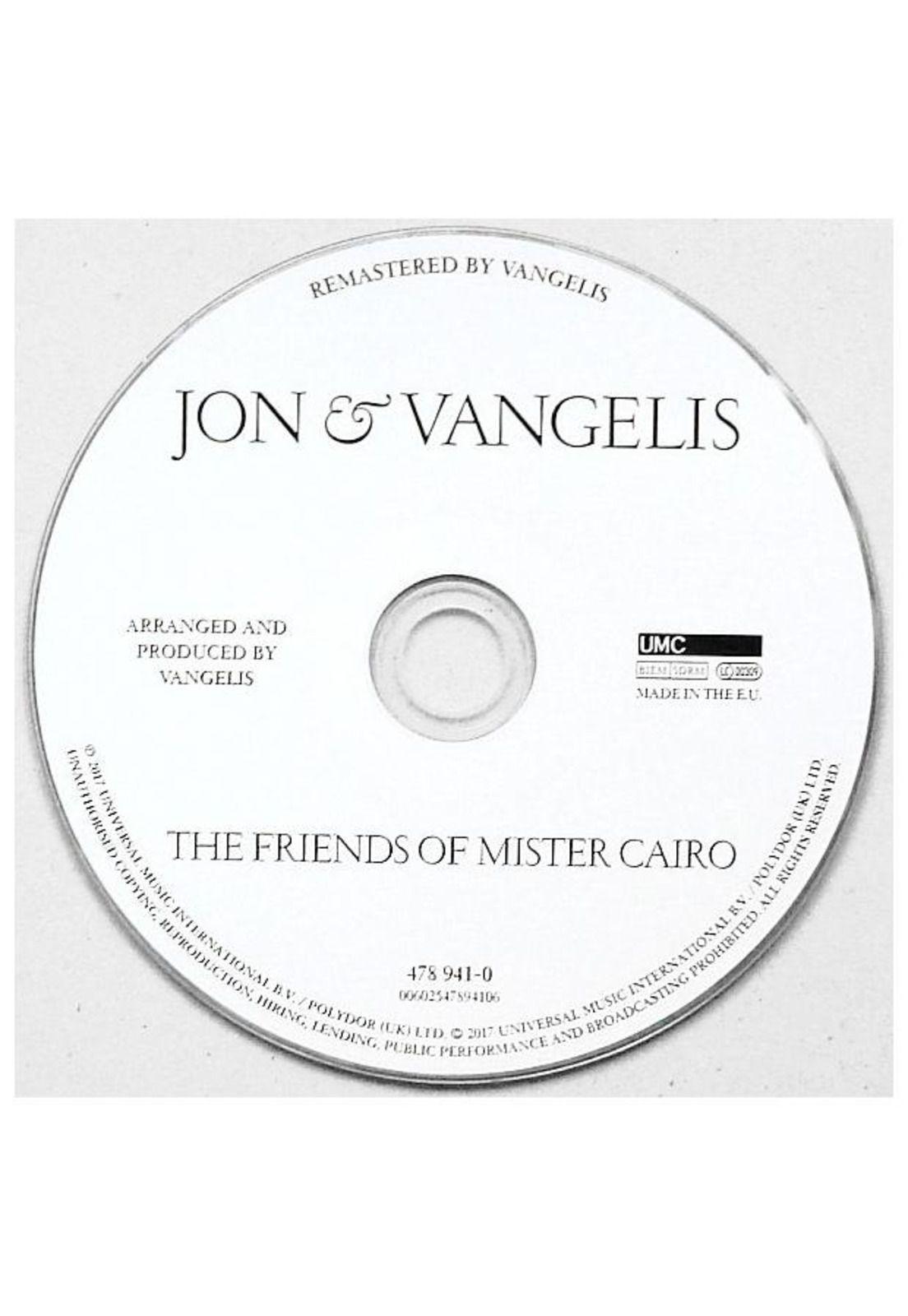 JON & VANGELIS - FRIENDS OF MISTER CAIRO | CD-2