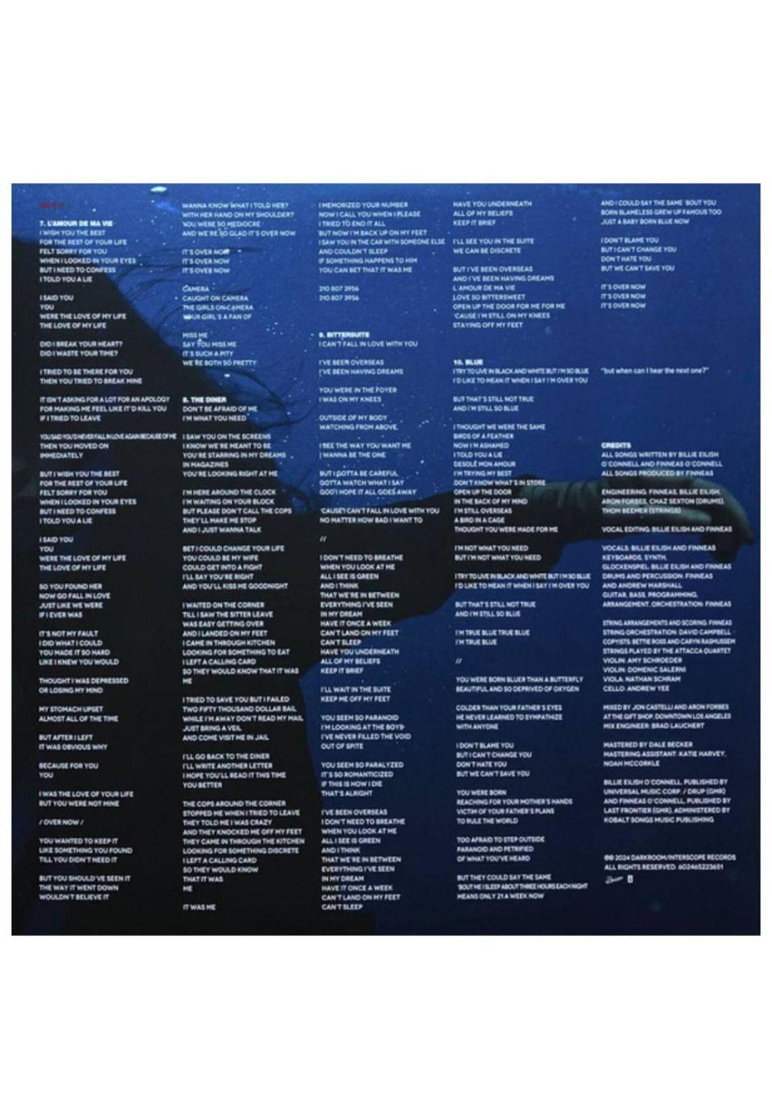 BILLIE EILISH - HIT ME HARD & SOFT (BLACK VINYL) | VINILO-4