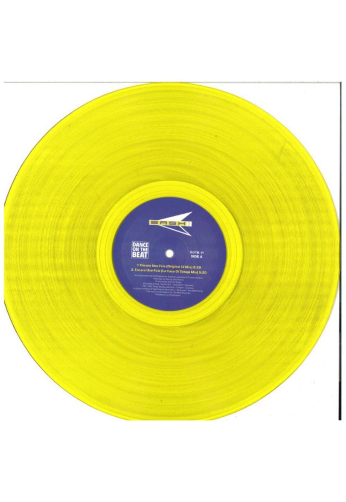SASH! - ENCORE UNE FOIS (YELLOW VINYL) | 12" MAXI SINGLE VINILO-2