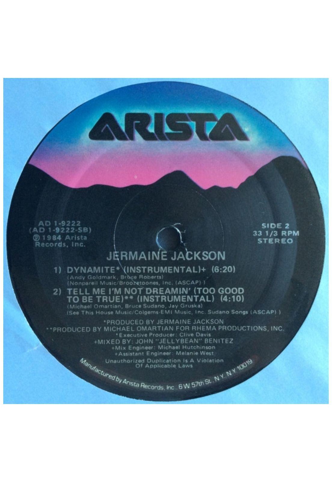 JERMAINE JACKSON - DYNAMITE | 12" MAXI SINGLE VINILO USADO-3