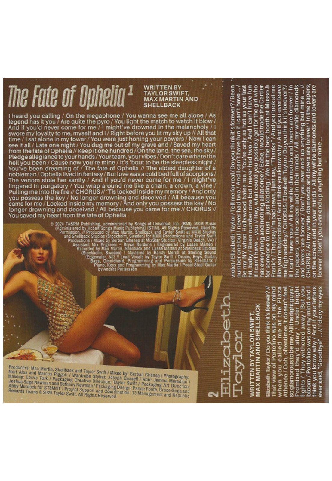 TAYLOR SWIFT - LIFE OF A SHOWGIRL (SWEAT & VANILLA PERFUME W/ POSTER) | CD-4