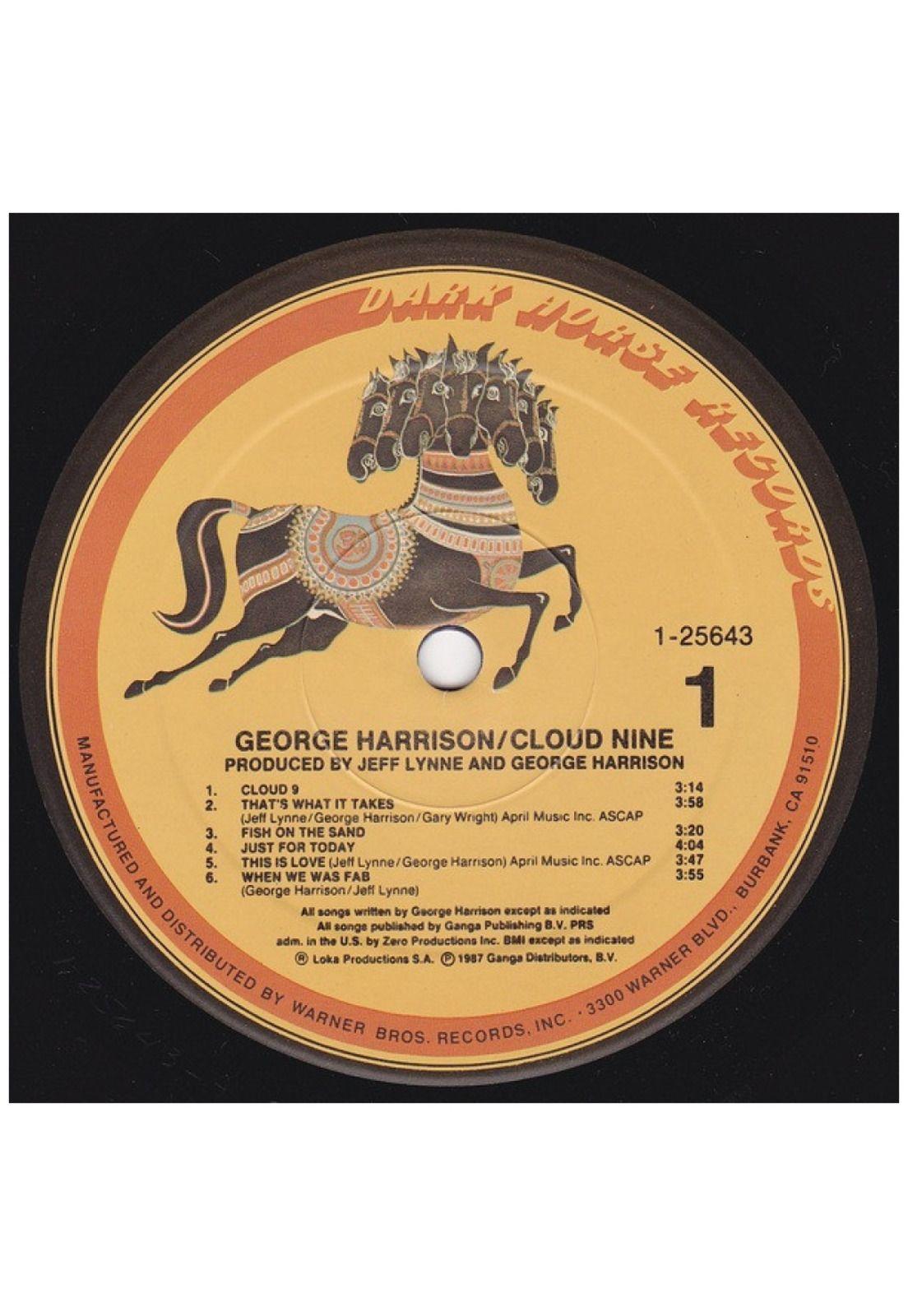 GEORGE HARRISON - CLOUD NINE | VINILO USADO-2
