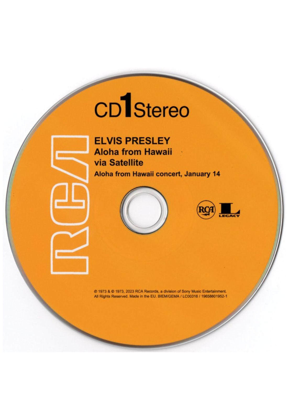 ELVIS PRESLEY  - ALOHA FROM HAWAI VIA SATELITE (3CD BOST SET) | CD-2