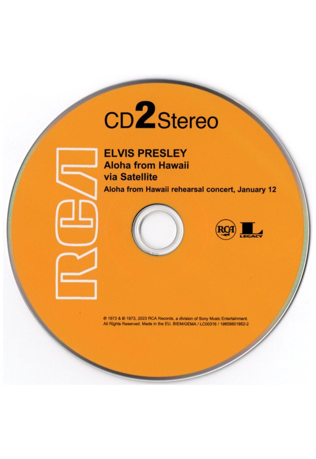 ELVIS PRESLEY  - ALOHA FROM HAWAI VIA SATELITE (3CD BOST SET) | CD-3