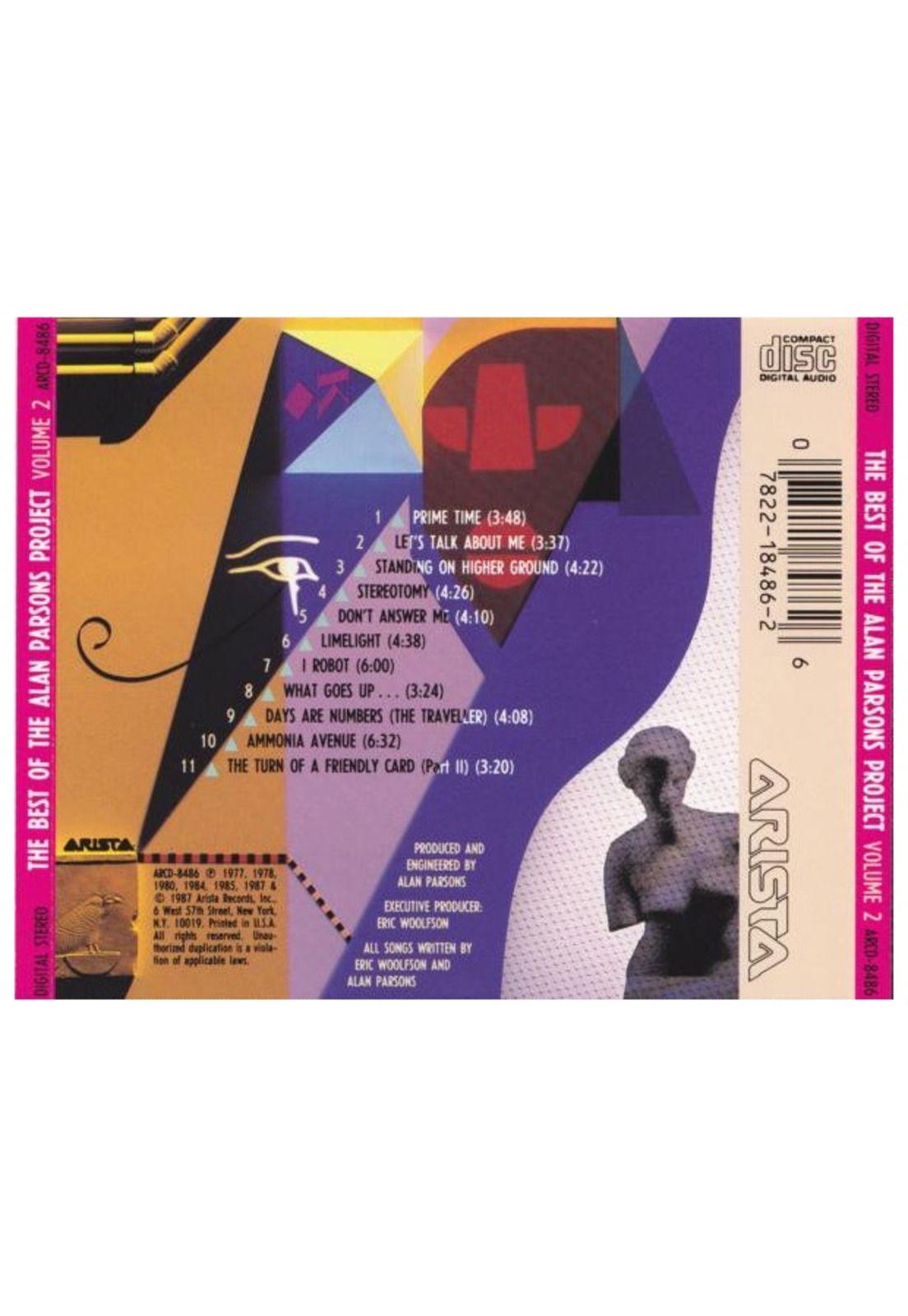 ALAN PARSONS PROJECT - THE BEST OF - VOLUME 2 | CD USADO-1