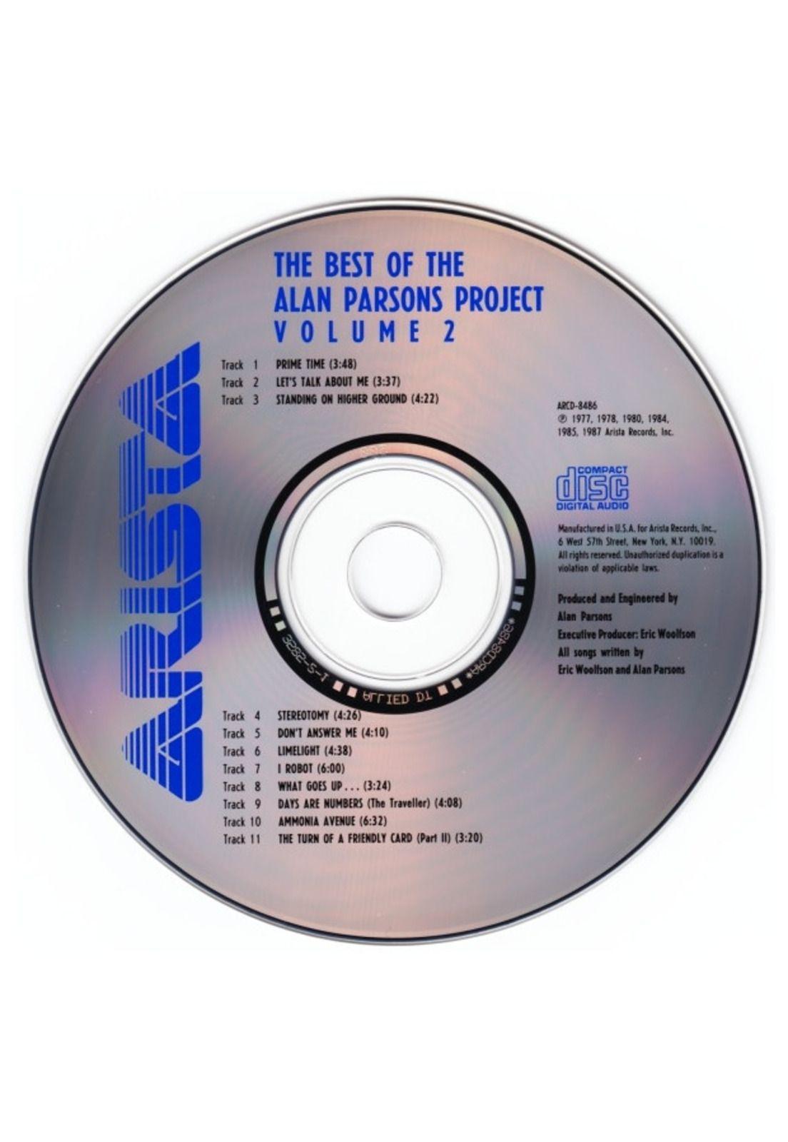 ALAN PARSONS PROJECT - THE BEST OF - VOLUME 2 | CD USADO-2