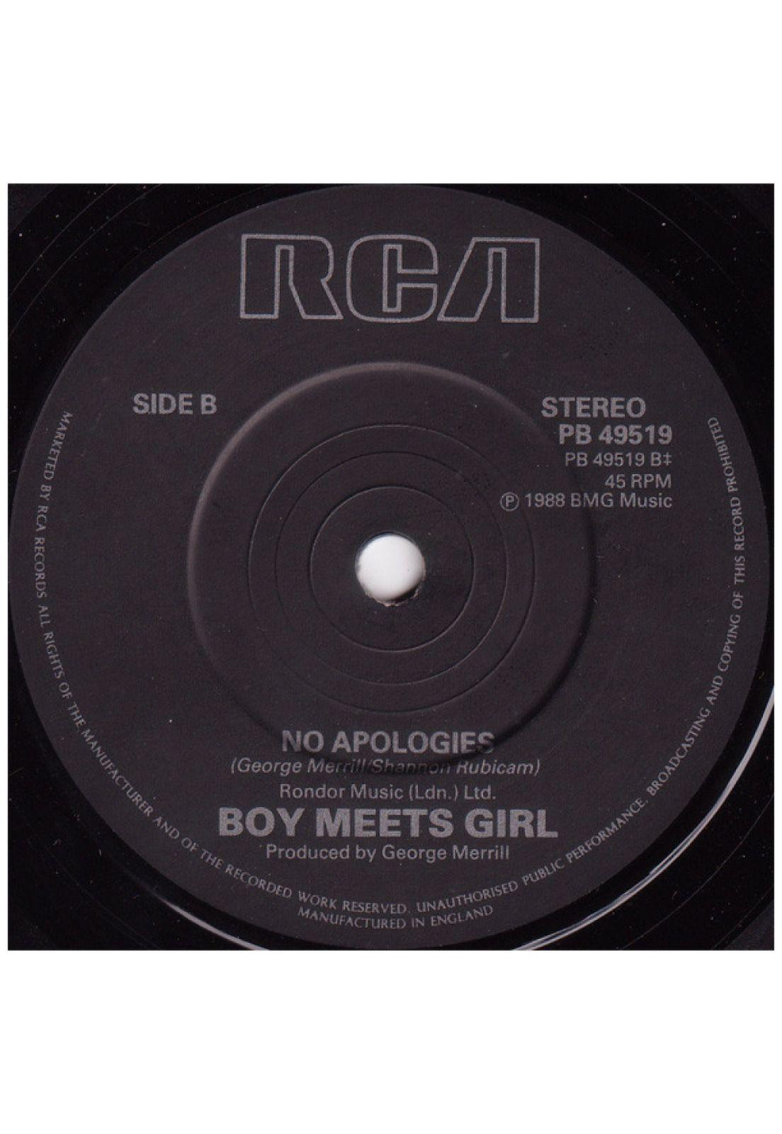 BOYS MEETS GIRL - WAITING FOR A STAR TO FALL | 7" SINGLE USADO-3