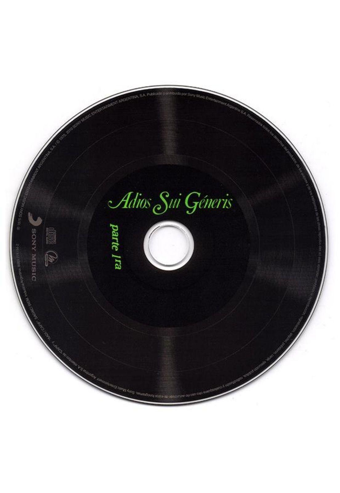 SUI GENERIS - ADIOS SUI GENERIS 1 (DIGIPACK) | CD-2