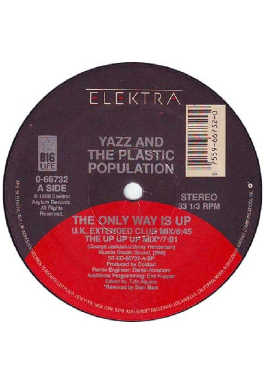 YAZZ AND THE PLASTIC POPULATION - THE ONLY WAY IS UP | 12" MAXI SINGLE VINILO USADO-2