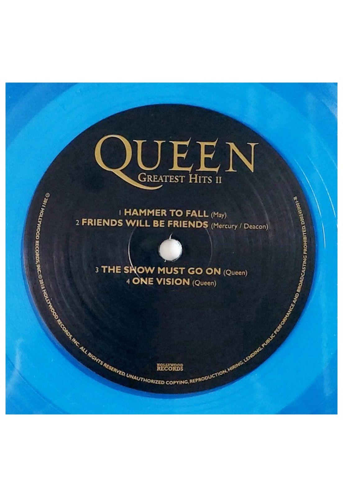 QUEEN - GREATEST HITS 2 (EXCLUSIVE LTD EDITION) (2LP) (BLUE VINYL) | VINILO-9