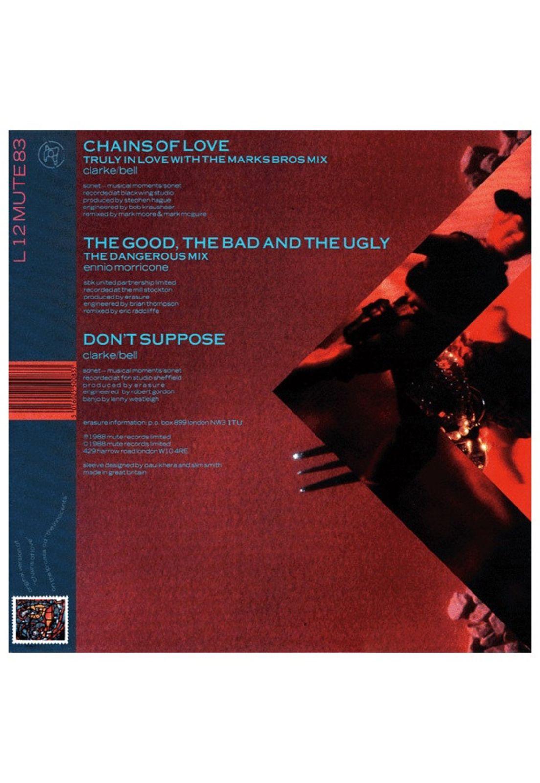 ERASURE - CHAINS OF LOVE | 12" MAXI SINGLE VINILO USADO-2