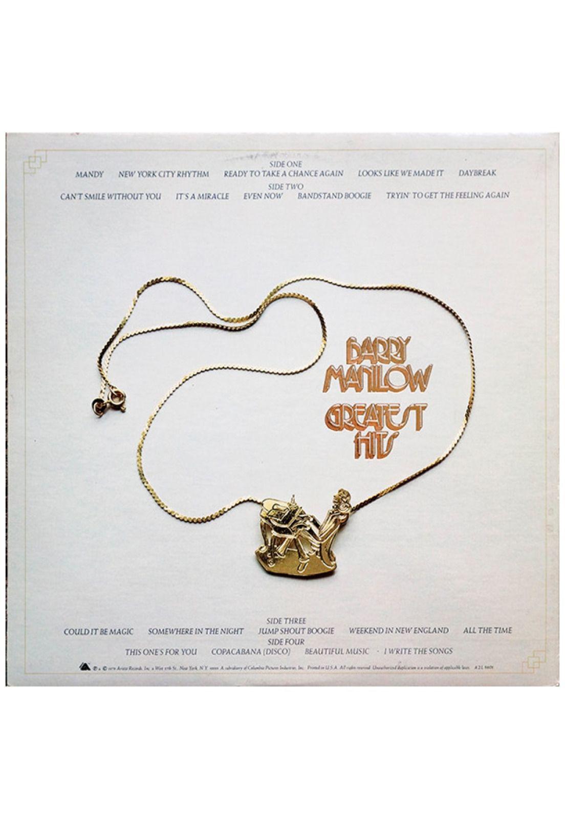 BARRY MANILOW - GREATEST HITS (2LP) | VINILO USADO-2