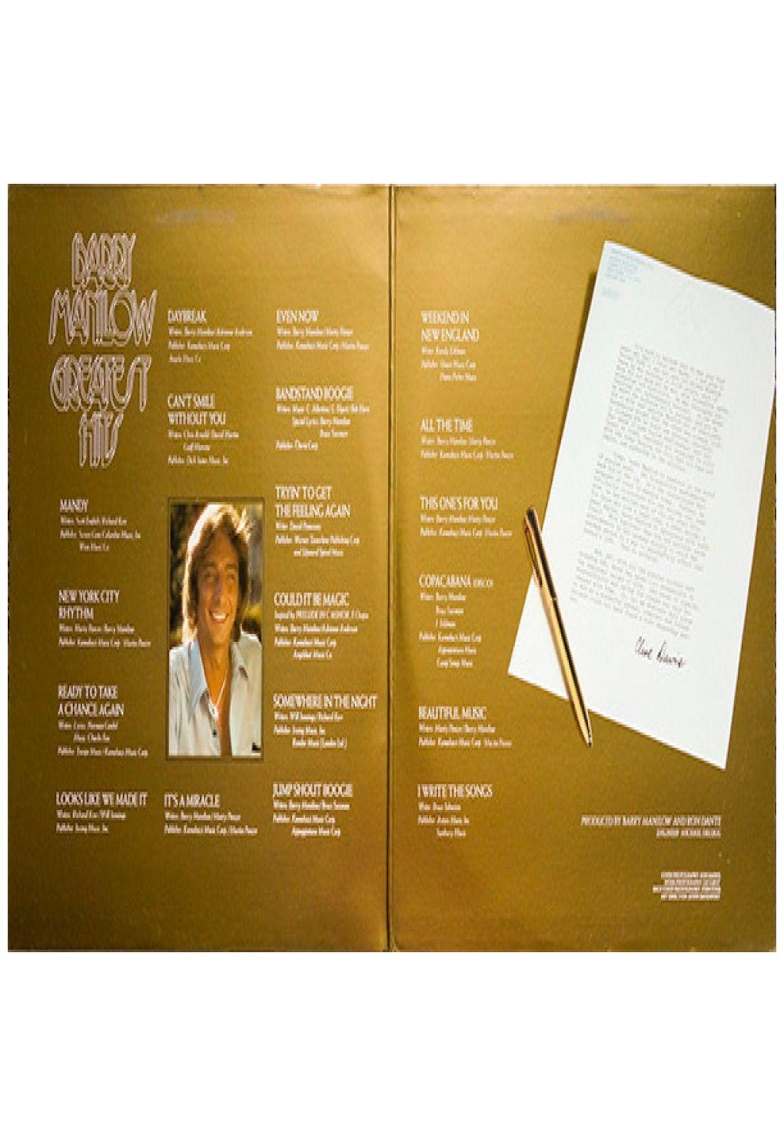 BARRY MANILOW - GREATEST HITS (2LP) | VINILO USADO-3