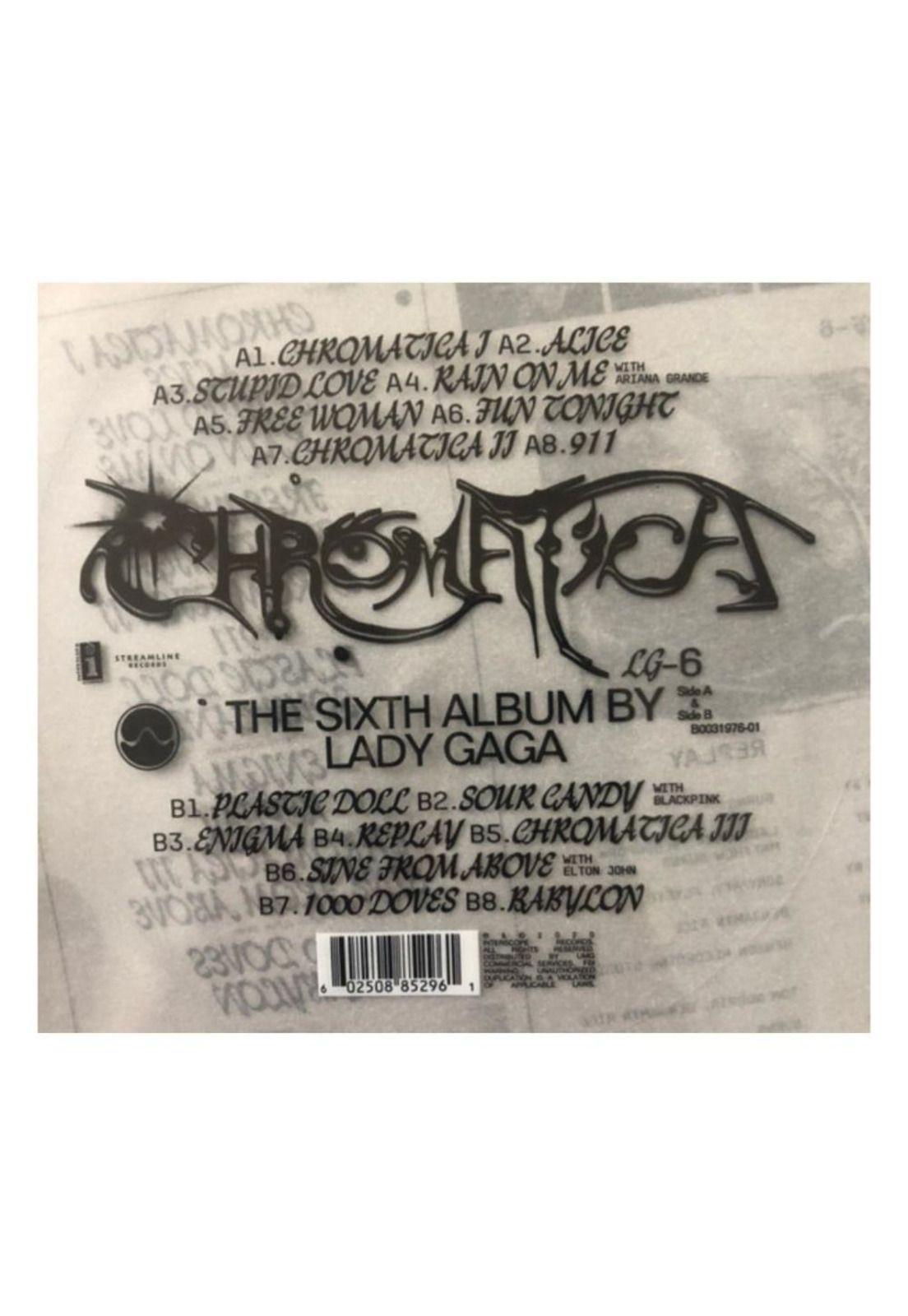 LADY GAGA - CHROMATICA (VINYL TRANSPARENT) | VINILO-4