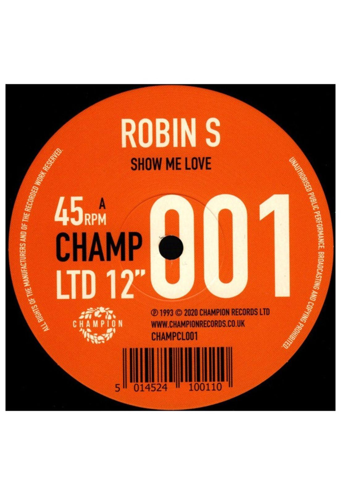 ROBIN S - SHOW ME LOVE/LUV 4 LUV (12" MAXI SINGLE) | VINILO-2