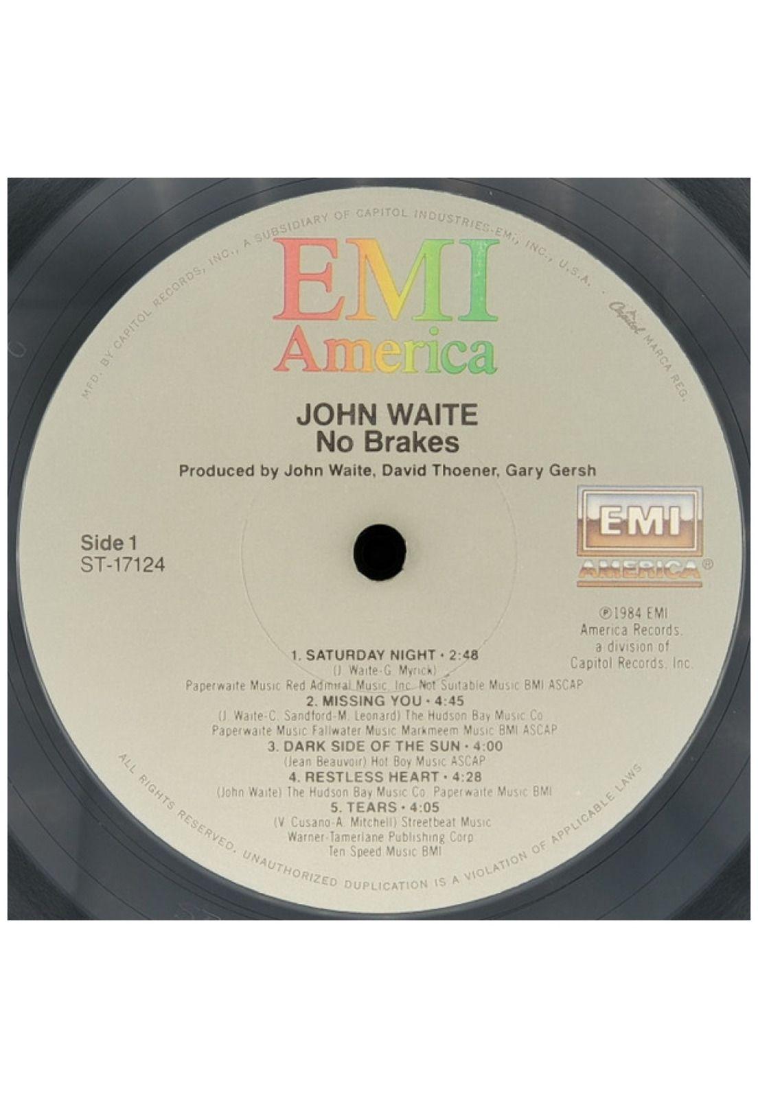 JOHN WAITE - NO BREAKS | VINILO USADO-2