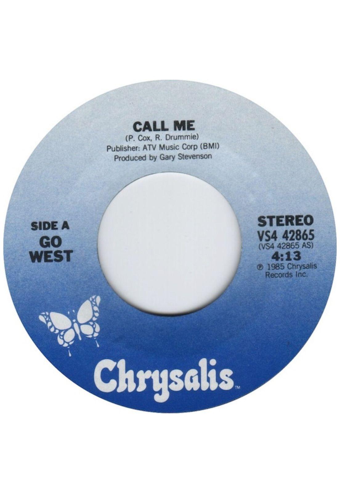 GO WEST - CALL ME | 7" SINGLE USADO-2