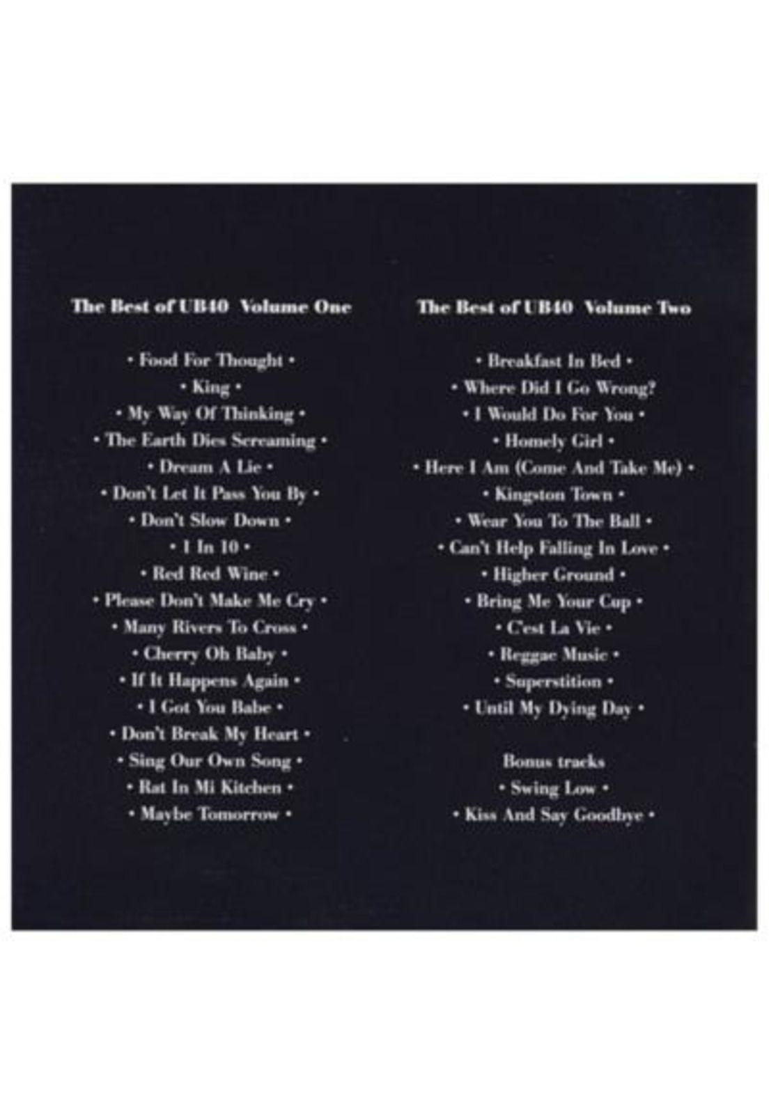 UB40 - BEST OF VOL.1 & 2 (2CD) | CD-4