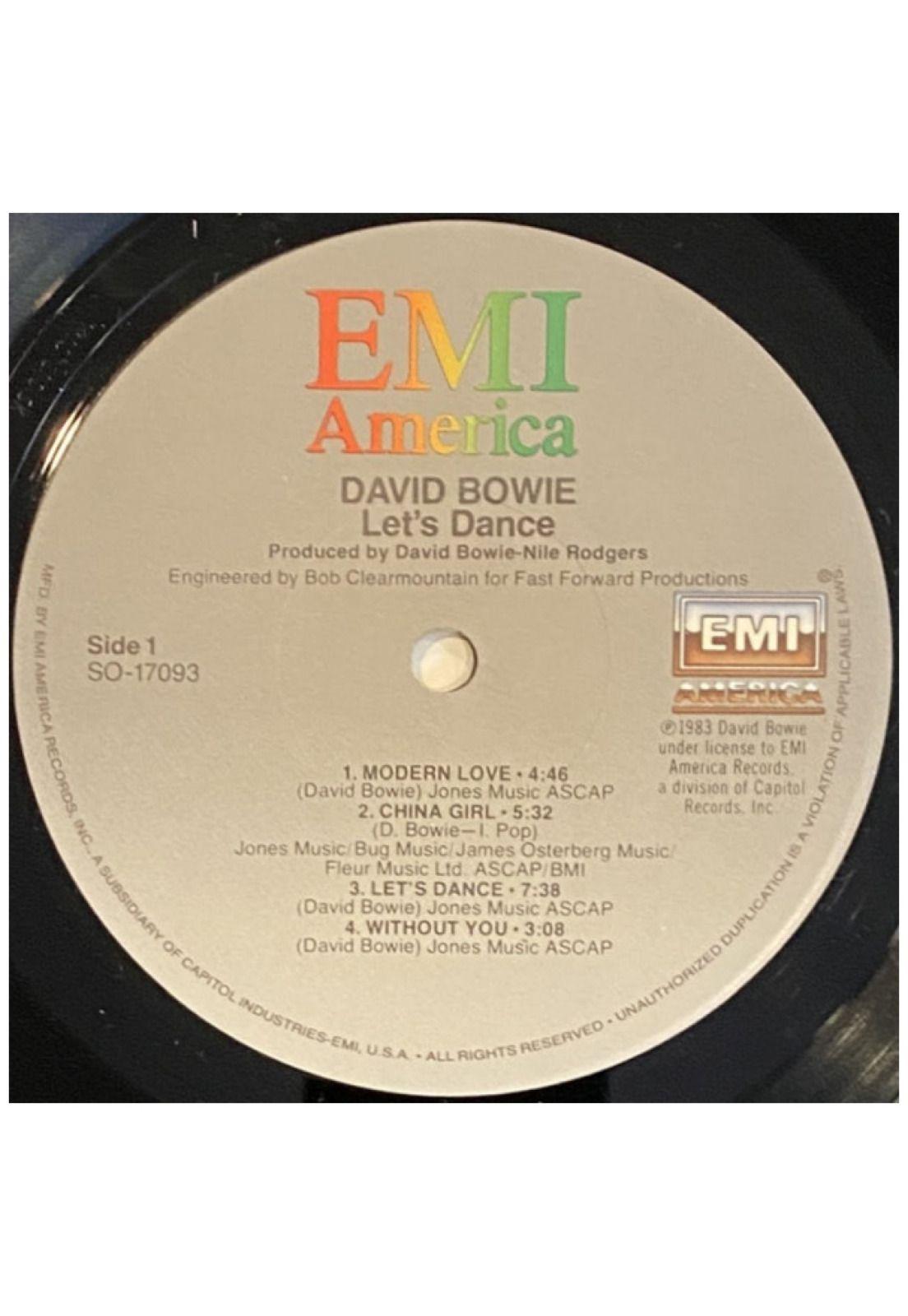 DAVID BOWIE - LET'S DANCE | VINILO USADO-2