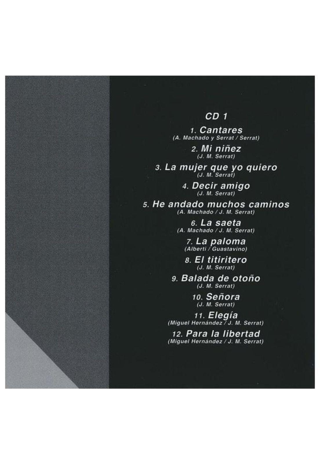 JOAN MANUEL SERRAT - 24 PAGINAS INOLVIDABLES (2CD) | CD-1