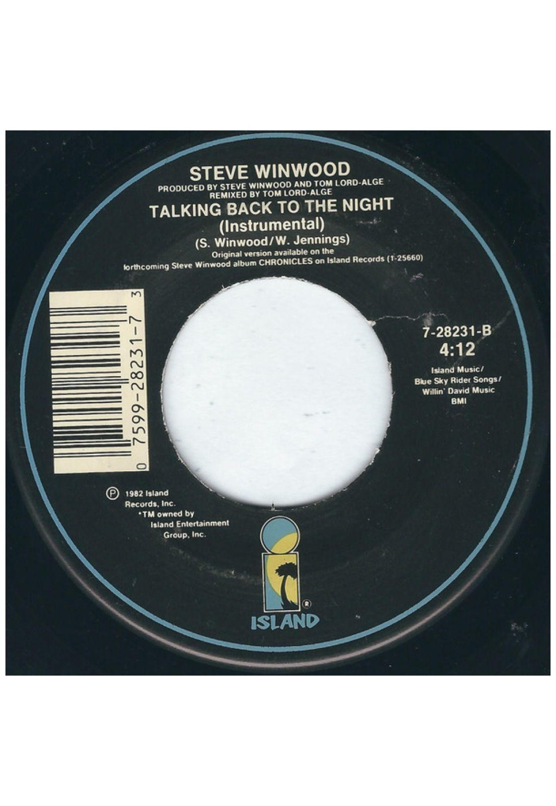 STEVE WINWOOD - VALERIE | 7" SINGLE USADO-3
