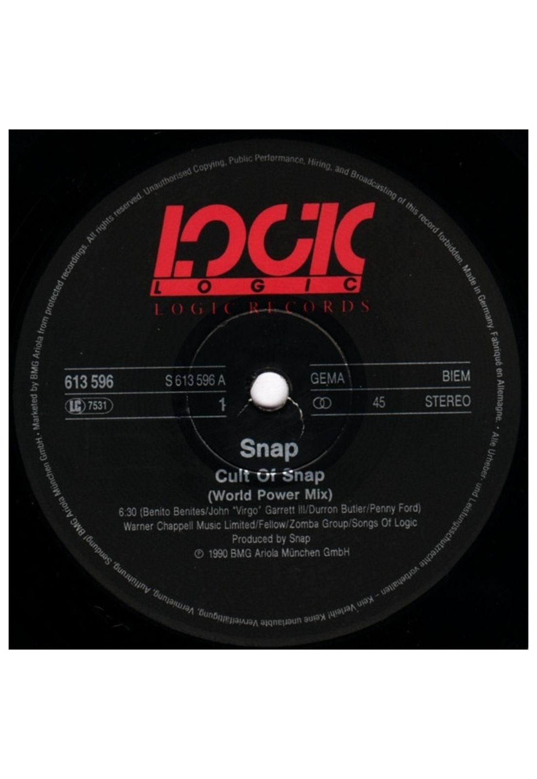SNAP - CULT OF SNAP | 12" MAXI SINGLE VINILO USADO-2
