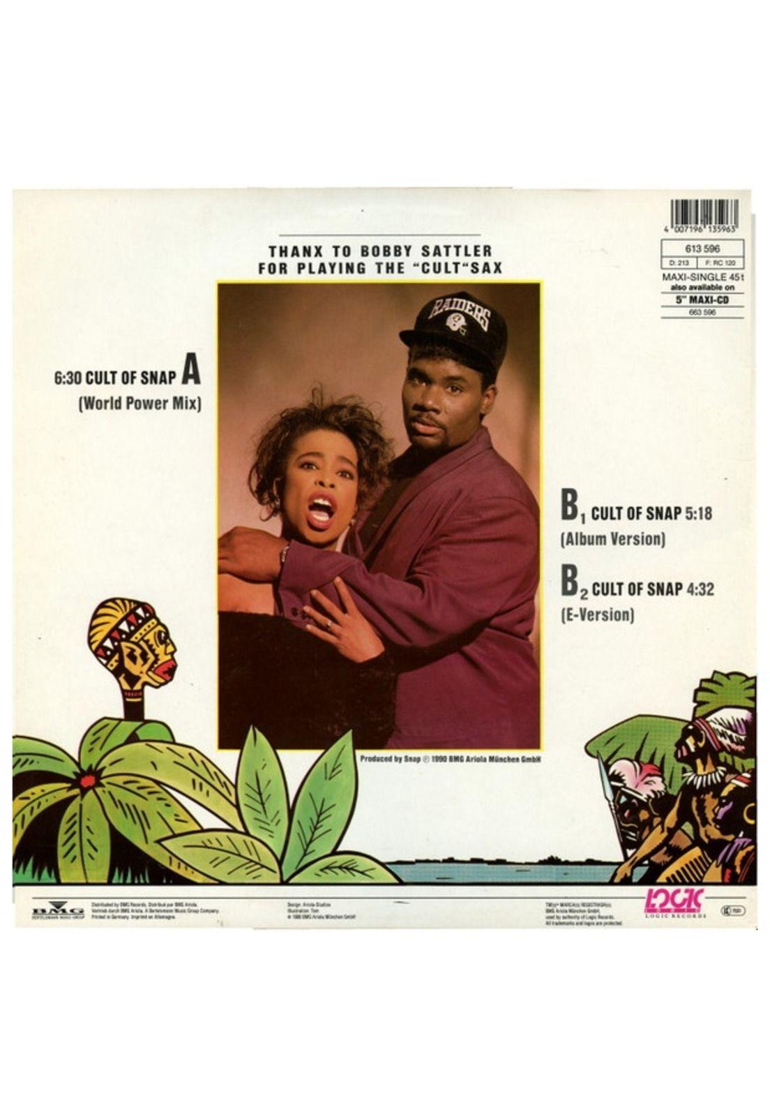 SNAP - CULT OF SNAP | 12" MAXI SINGLE VINILO USADO-3