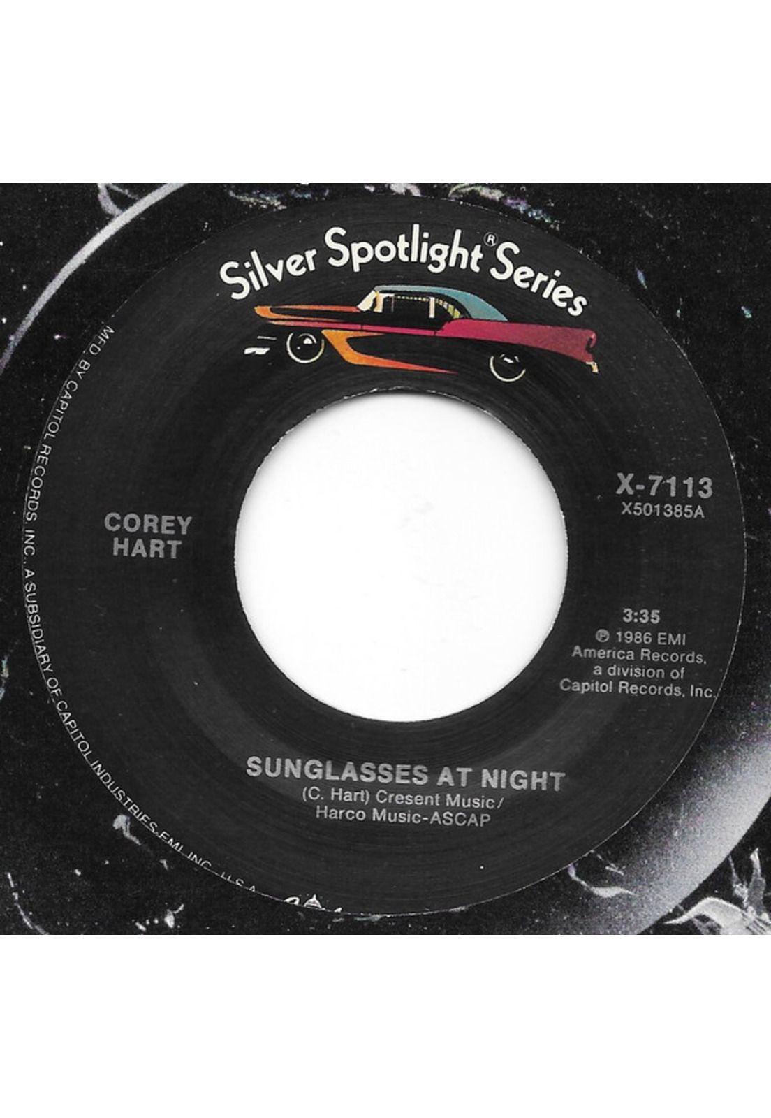 COREY HART  - SUNGLASSES AT NIGHT/NEVER SURRENDER | 7" SINGLE VINILO USADO-0