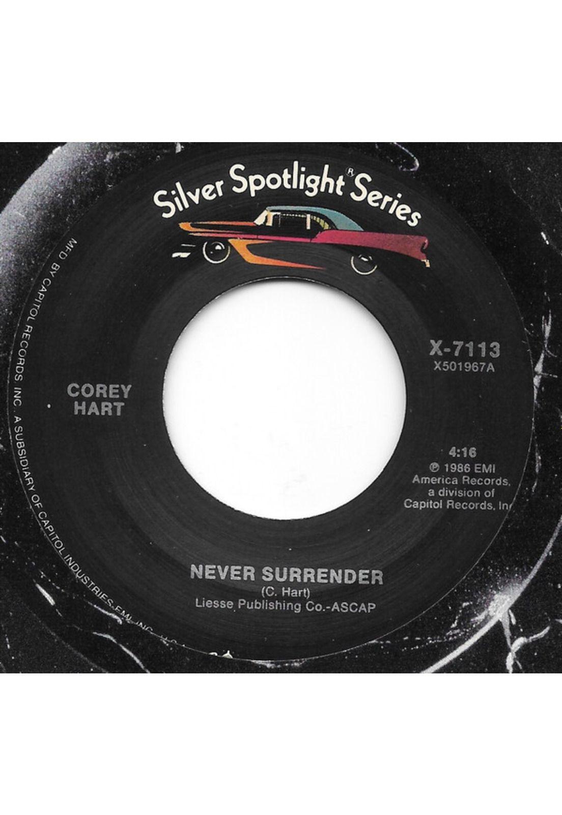 COREY HART  - SUNGLASSES AT NIGHT/NEVER SURRENDER | 7" SINGLE VINILO USADO-1