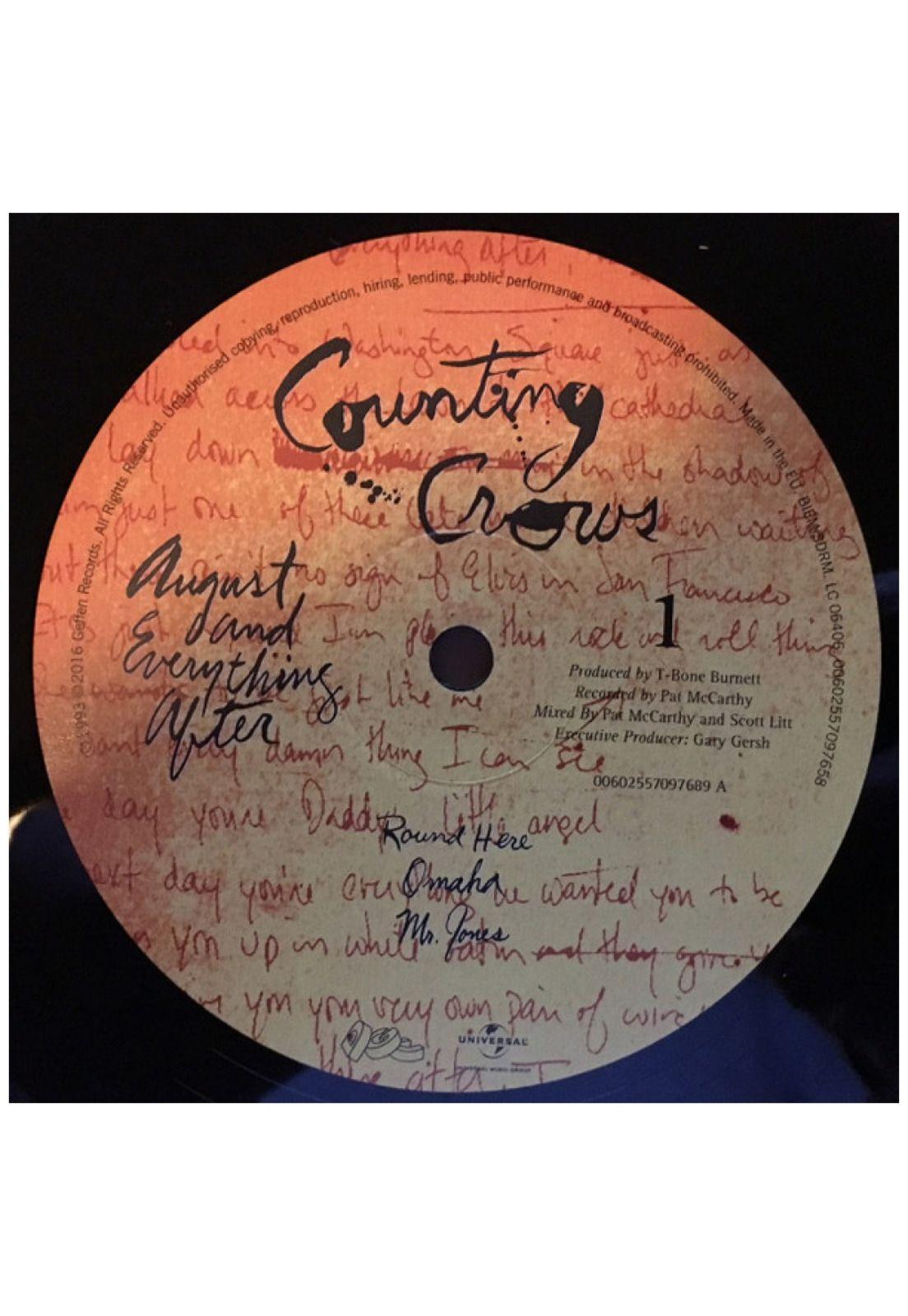 COUNTING CROWS - AUGUST & EVERYTHING AFTER (2LP) | VINILO-4