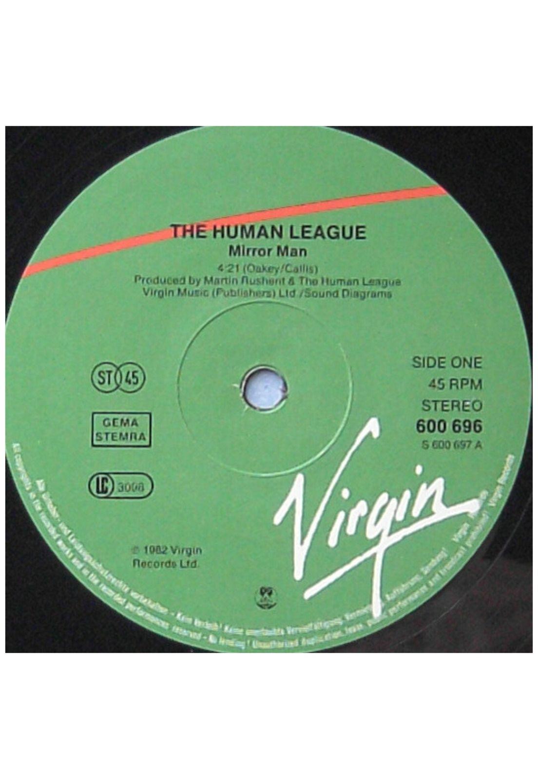 HUMAN LEAGUE - MIRROR MAN | 12" MAXI SINGLE VINILO USADO-2
